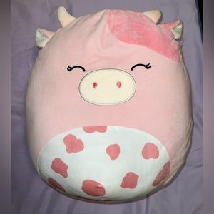 Clay 16 inch cow squishmallow